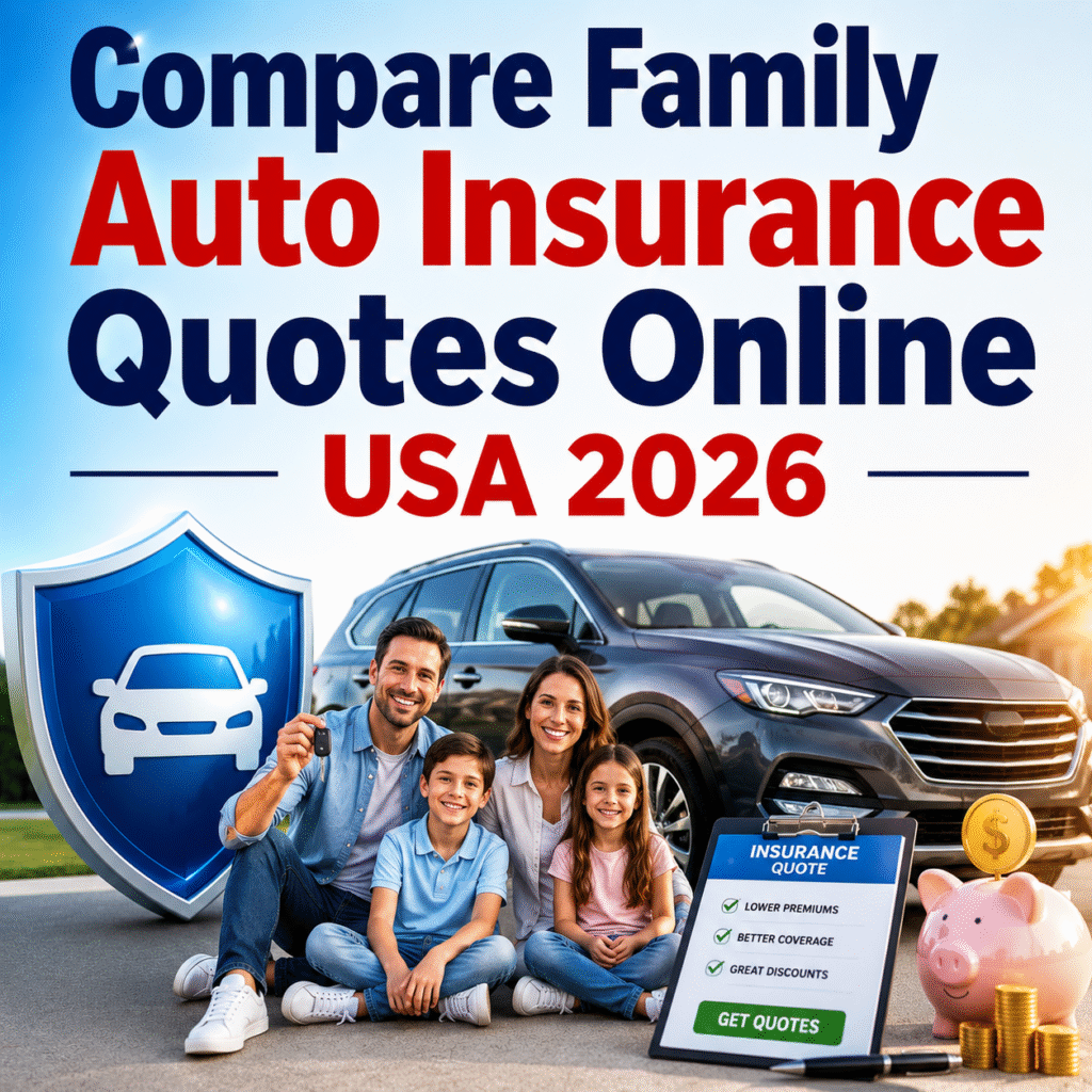 Compare Family Auto Insurance Quotes Online USA 2026