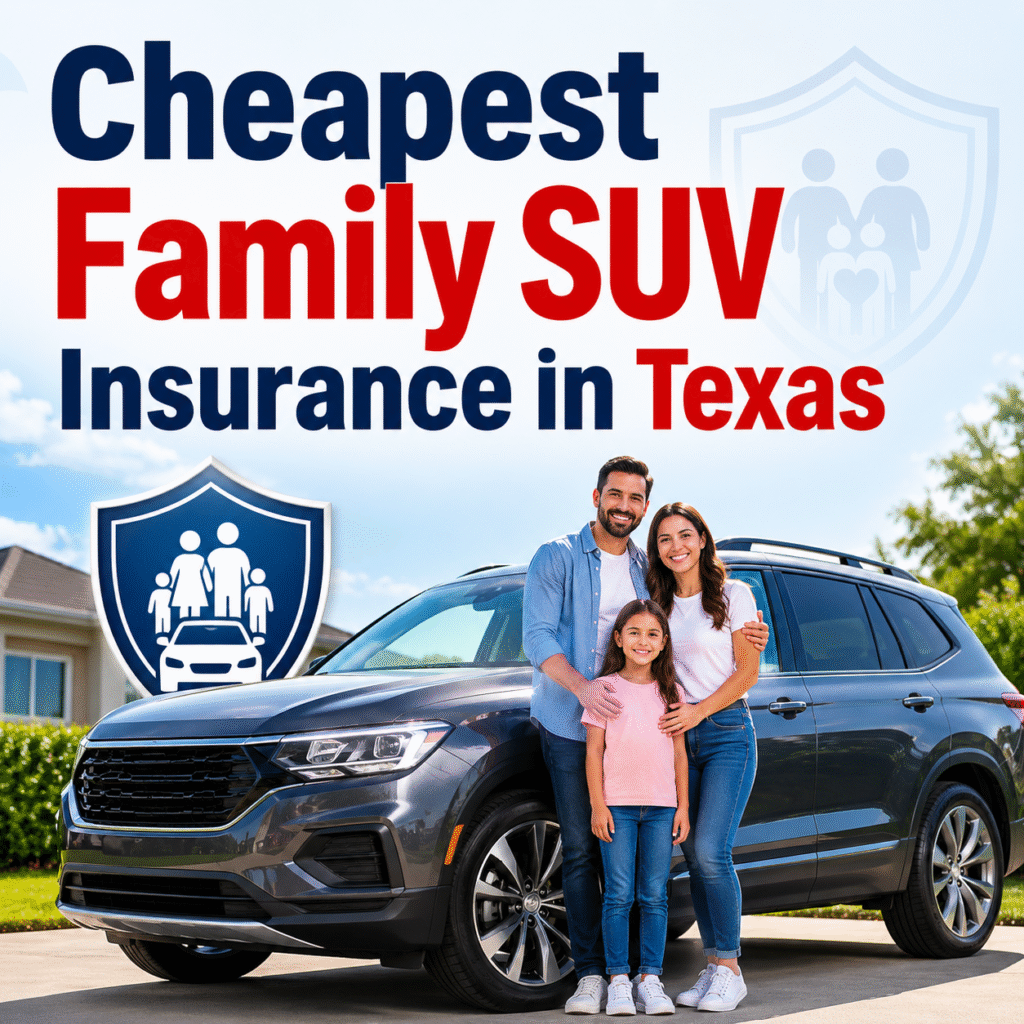 Cheapest Family SUV Insurance in Texas