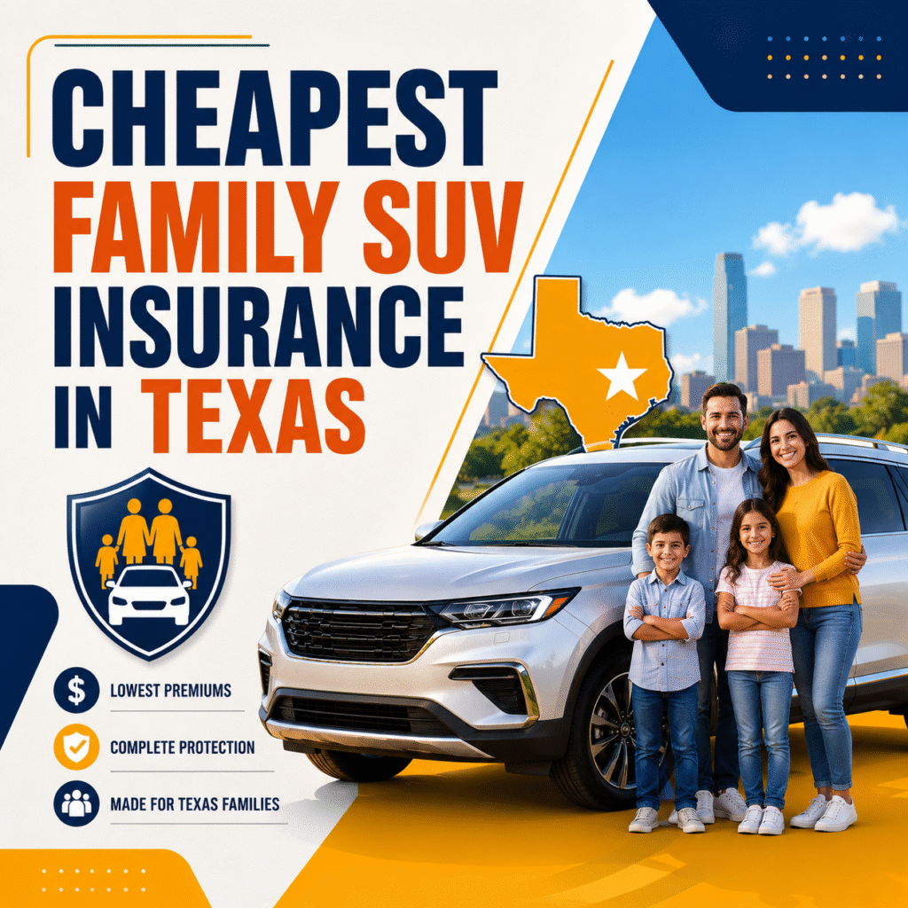Cheapest Family SUV Insurance in Texas